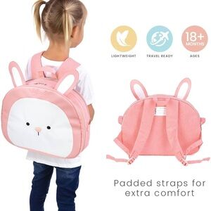 LulyBoo Toddler Activity Tray and Backpack - Bunny